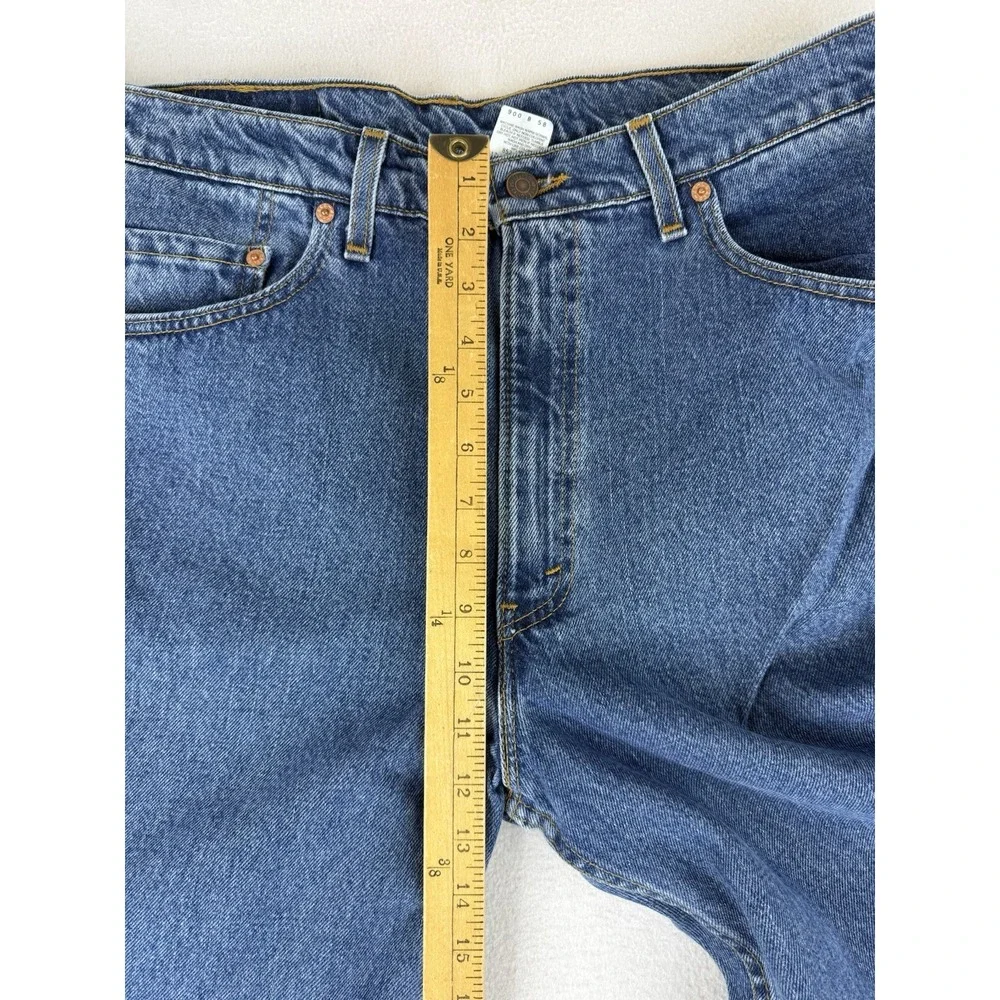 Vintage Levi's 550 Mens 38x32 Relaxed Fit USA 90's Blue Jeans Made In USA‎